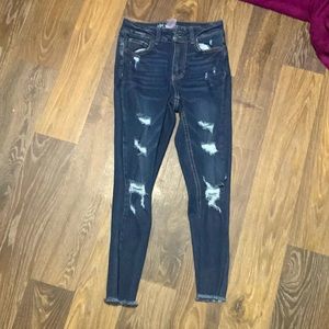 Dark Blue ripped jeans